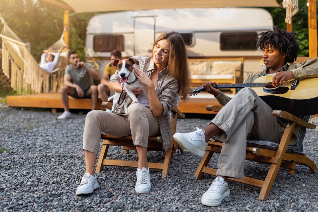 Pet friendly RV travel at a dog-friendly BC campground